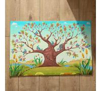 Isdreem Tapis de Bain Absorbant Sechage Rapide D'Entrée Bienvenue Dessin Animé Mignon Sol Porte Intérieur Paillasson Motifs Personnalisables, 45x75cm
