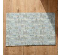Isdreem Tapis de Bain Absorbant Sechage Rapide Paillasson Interieur Forêt Porte Entrée Extérieur Entree Original Paillassons Antidérapants, 40x60cm