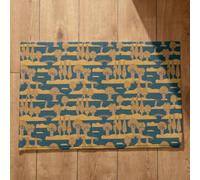 Isdreem Tapis de Bain Antiderapant pour Baignoire D'Entrée À Encastrer Forêt Vintage Un Lavables Machine, 45x75cm