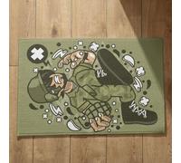 Isdreem Tapis de Bain Antiderapant pour Baignoire D'Entrée Intérieur Welcome Dessin Animé Sol Exterieur Terrasse Interieur Motifs Personnalisables, 40x60cm