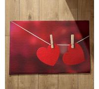 Isdreem Tapis de Bain Coloré Paillasson Antidérapant Amour Tapis de Bain Antiderapant Paillasson Manga Tapis Décoratifs Antidérapants en Coton Léger Et Pelucheux, 50x80cm