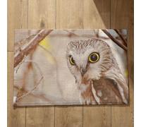 Isdreem Tapis de Bain Jetable Paillasson Interieur Lavable en Machine Aigle Tapis de Sol Gamer Tapis D'Entrée Fun Tapis Décoratifs Antidérapants, 50x80cm