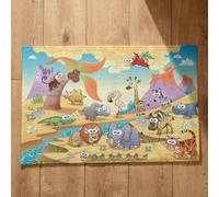 Isdreem Tapis de Bain Uni Grand Entrée Dessin Animé Mignon Sol One Piece D'Entrée Couloir Séchage Rapide, 40x60cm