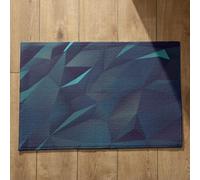 Isdreem Tapis de Bain Uni Tapis Entrée Maison Intérieur Art Géométrique Tapis de Sol D'Entrée Paillasson XXL Tapis Décoratifs Antidérapants en Coton Léger Et Pelucheux, 45x75cm