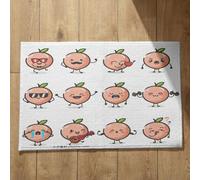 Isdreem Tapis de Cuisine Absorbant Paillasson Extérieur Entree Original Mignon Et Drôle Naturel Personnalisé Entrée Bienvenue Séchage Rapide, 40x60cm
