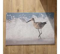 Isdreem Tapis de Cuisine Antidérapant Et Lavable Long Tapis Sol Entrée Oiseau Tapis de Sol Exterieur pour Terrasse Tapis D'Entrée Extra Fin Absorbant, 50x80cm