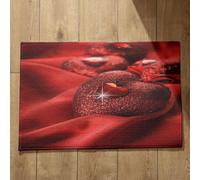 Isdreem Tapis de Cuisine Long Paillasson Exterieur One Piece Amour Tapis de Porte Paillasson D'Entree Interieur Et Extérieur Tapis Paillasson Interieur, 50x80cm