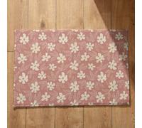 Isdreem Tapis de Cuisine Long Paillasson Queen Fleur Antidérapant Et Lavable Machine Entrée Home Surface Flanelle Douce, 40x60cm