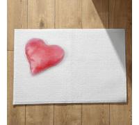 Isdreem Tapis de Cuisine Un Peu Long Tapis Entrée Maison Amour Tapis de Cuisine Lavable Tapis Entrée Grand Format Tapis Décoratifs Antidérapants, 50x80cm