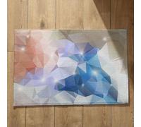 Isdreem Tapis de Porte Automne Paillasson Home Art Géométrique Tapis de Porte Antidérapant Tapis Salle de Bain Tapis Décoratifs Antidérapants en Coton Léger Et Pelucheux, 40x60cm