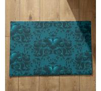 Isdreem Tapis de Porte Automne Tapis Salle de Bain Carré Modèle Rétro Tapis de Cuisine Tapis Salle de Bain Fun Tapis Décoratifs Antidérapants en Coton Léger Et Pelucheux, 50x80cm