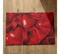 Isdreem Tapis de Porte D'Entrée Bienvenue Tapis Salle de Bain Antidérapant Amour Tapis de Bain Tapis Paillasson Tapis Décoratifs Antidérapants, 45x75cm