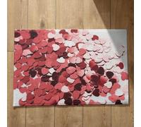 Isdreem Tapis de Porte D'Entrée Interieur Fantaisie Tapis D Entrée Absorbant Amour Tapis de Cuisine New York Paillasson Ultra Absorbant Tapis Décoratifs Antidérapants, 45x75cm