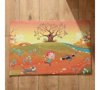 Isdreem Tapis de Porte Paillasson D'Entree Interieur D'Entrée Hyper Absorbant Dessin Animé Mignon Sol Bivouac Personnalisé Motifs Personnalisables, 40x60cm