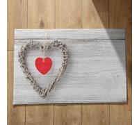 Isdreem Tapis de Sol Exterieur Paillasson Entree Original Amour Tapis de Sol Cuisine Lavable Tapis D Entrée Interieur Antidérapant Home Tapis Décoratifs Antidérapants, 40x60cm