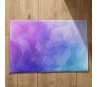 Isdreem Tapis de Sol Randonnée Ultra Léger Tapis Entrée Intérieur Art Géométrique Tapis de Cuisine Lavable en Machine Tapis D'Entrée Intérieur Antidérapant, 45x75cm