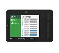 ISDT BG-8S Testeur de Capacité de Batterie LCD, Contrôleur de Tension de Capacité de Batterie, Mètre d’équilibrage Intelligent pour Batteries LiPo/Life/Li-ion/NiMH/Nicd