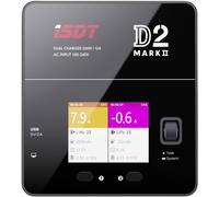ISDT D-2 MARK2 Chargeur multifonction de modélisme 12 A Li-polymère, Li-ion, LiFePO, LiHV, NiMH, NiCd, plomb