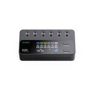 ISDT E625 6 canaux Lipo Chargeur de batterie Déchargeur DC USB C Smart Charger pour batteries RC Chargeur d'équilibre pour batteries LiPo/LiHV