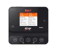 ISDT K2 Zip Lipo Chargeur d'équilibre de batterie 1-8S AC 200 W DC 500 W x 2 20 A pour batterie Life, Lilon, LiPo, LiHv/Pb/NiMH