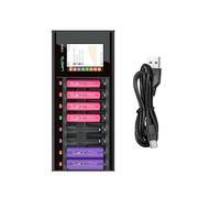 ISDT N8 Chargeur à cellules rondes NiMH, NiCd, NiZn, LiIon, LiHV, LiFePO Mignon (AA), Micro (AAA), 14500,