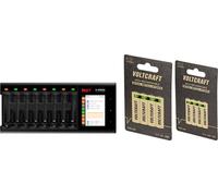 ISDT N8 + HR03 SE + HR6 SE Chargeur de piles rondes NiMH, NiCd, NiZn, Li-ion, LiHV, LiFePO LR6 (AA), LR03 (AAA), 14500, 10440