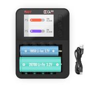 ISDT Professionnel Batterie Chargeur Analyzer Chargeur pour AA AAA 18650 21700, 1.5V Li-Ion 1.2V NiMH Chargeur Intelligent avec LCD Affichage Charge Rapide Réglable Courant