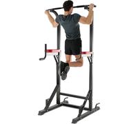 ISE 5 in1 Chaise Romaine Power Tower Workout Dip Station de Traction Station Musculation pour Entraînement Domicile, Pull Up Fitness Multifonction Chaise Romaine Musculation&Barre de Traction sur Pied