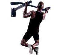 ISE Barre de Traction Murale, Barre de Tractions Murale, Barre Tractions Fitness, Fixation Plafond Economiser Espace, Multi-Grip Pull Up Bar, Barre a Traction Musculation Stable Capacité Elevée