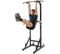 ISE Chaise Romaine Station reglable Multifonctions Barre de Traction dips Banc de Musculation Power Tower pliable SY-5607
