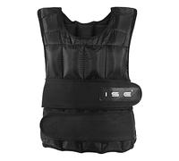 ISE Gilet Lesté Réglable de 5 kg 10 kg 15 kg 20 kg 25 kg 30 kg Poids Gilets pour Poids Entrainement Musculation Exercice SY3002