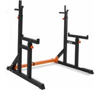 ISE Supports Réglable de Rack Squat Multifonction Barbell, Musculation Cage noir G
