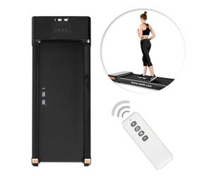ISE Tapis de Course Électrique Moteur 500W, Vitesse Réglable 1-6km/h avec Télécommande, Ultra Plat pour Maison
