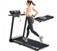 ISE Tapis de Course Pliable Electrique, Tapis Roulant Motorisé 750W, Tapis de Marche 12 Programmes&Vitesse Réglable, Treadmill Home Walking Pad Pliable Cardio, Tapis Course Compact Silencieux
