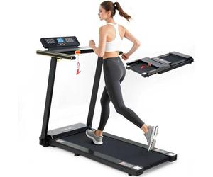 ISE Tapis de Course Pliable Electrique, Tapis Roulant Motorisé 750W, Tapis de Marche 12 Programmes&Vitesse Réglable, Treadmill Home Walking Pad Pliable Cardio, Tapis Course Compact Silencieux