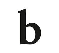 iSecur Lettre Autocollante B Numéro de Maison, Noir, 10 cm - kfz471b | Lettre B adhésive noire pour numéro 12B ou bis sur boîte aux lettres et porte - sans perçage, étanche, anti-UV