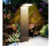 iseeway Lampe Solaire Extérieure 60 LED - Lot de 4 - IP65 Étanche - Lumière Chaude & Froide - 4 Modes - pour Allée, Jardin, Terrasse, Pelouse - Éclairage Extérieur Décoratif