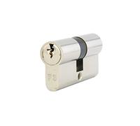 Iseo F3 (Gera 5900) Double cylindre Demi-cylindre Cylindre avec 3 clés et 5 clés - Sans carte de sécurité - Standard Cylindre Serrure de porte, 21/21, 3 Schlüssel, 1