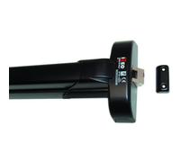 Iseo SCHE0099 942108455TA Serrure Anti-Panique Push Idea, 1 Point latéral-Noir, NSP