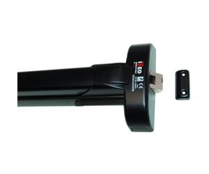 Iseo SCHE0099 942108455TA Serrure Anti-Panique Push Idea, 1 Point latéral-Noir, NSP