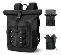 ISEYOU Rolltop Cooler Backpack, 36 Cans Insulated Backpack for Men & Women, Keeps Cold for Up to 20 Hours, Waterproof & Leak Proof Cooler Bag for Picnic, BBQ Camping, Lunch, Beach, Hiking