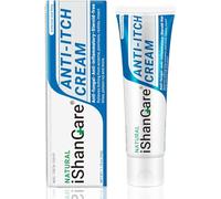 ishancare Crème anti-démangeaisons, soulagement instantané des démangeaisons pour éruptions cutanées, eczéma, piqûres d'insectes/moustiques, psoriasis, lierre empoisonné, dermatite, hydratant apaisant