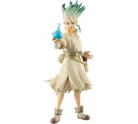 Ishigami Senkuu Figurine de manga Dr Stone Figurine de manga debout en PVC Décoration de bureau Collection Souvenir Cadeau pour les fans