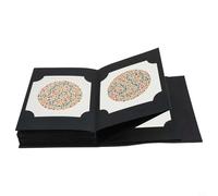 Ishihara Livre de couleur 38 plaques Outil professionnel d'optométrie pour détecter le cécité congénitale et rouge-vert avec spécial