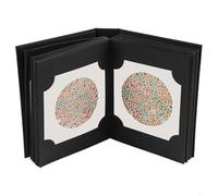 Ishihara - Livre de test de daltonisme 2025, kit de dépistage de vision optométrie à 38 plaques pour carence rouge-vert, album d'examen oculaire professionnel pour adultes et