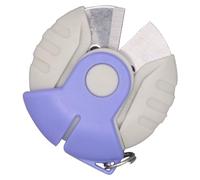 Ishing Coupe-ligne tressé multifonction Petit ciseaux de pêche ronds Accessoire de pêche Ciseaux en acier inoxydable