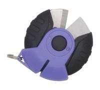 Ishing Coupe-ligne tressé multifonction Petit ciseaux de pêche ronds Accessoire de pêche Ciseaux en acier inoxydable