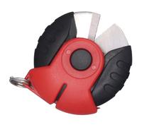 Ishing Coupe-ligne tressé multifonction Petit ciseaux de pêche ronds Accessoire de pêche Ciseaux en acier inoxydable