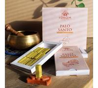 Ishom Incense Smudge Bricks and Burner - Palo Santo