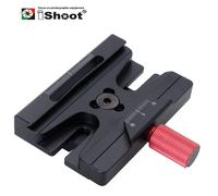 IShoot-Adaptateur QR Plate Converter,Convient pour Arca-Swiss à Manfrotto Head 322RC2,324RC2,327RC2,494 successifs,496 successifs,IS-200PL-PRO XPRO successifs